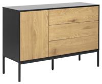 Dressoir Bronx MDF Zwart 120cm - Giga Living