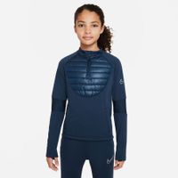Nike Trainingsshirt Therma-FIT Academy Drill Winter Warrior - Blauw/Zilver Kinderen - thumbnail