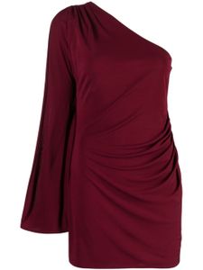 Cult Gaia robe courte Amani à une épaule - Rouge