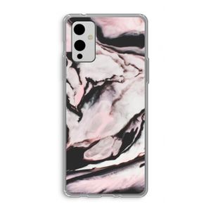 Roze stroom: OnePlus 9 Transparant Hoesje