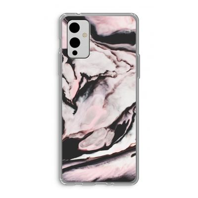 Roze stroom: OnePlus 9 Transparant Hoesje