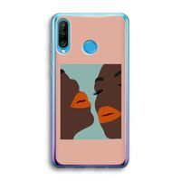 Orange lips: Huawei P30 Lite Transparant Hoesje Orange lips: Huawei P30 Lite Transparant Hoesje
