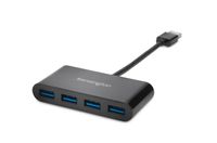 Kensington UH4000 4 Port Hub USB 3.0-hub 4 poorten Zwart - thumbnail