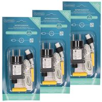 3x stuks adapter 2x AAA batterij vervanger