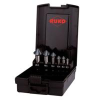 RUKO ULTIMATECUT 4S 102890PRO Kegelverzinkboorset 6-delig 6.30 mm, 8.30 mm, 10.40 mm, 12.40 mm, 16.50 mm, 20.50 mm HSS Cilinderschacht 1 set(s) RUKO ULTIMATECUT 4S 102890PRO Kegelverzinkboorset 6-delig 6.30 mm, 8.30 mm, 10.40 mm, 12.40 mm, 16.50 mm, 20.50 mm HSS Cilinderschacht 1 set(s)