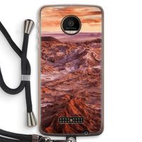 Mars: Motorola Moto Z Force Transparant Hoesje met koord