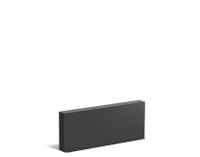 Aluminium muur 150x15x60cm.