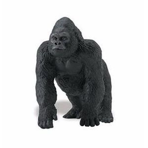 Plastic speelgoed figuur laagland gorilla 11 cm   -