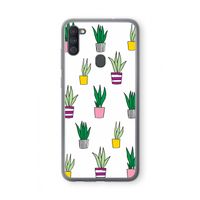 Sanseveria: Samsung Galaxy A11 Transparant Hoesje Sanseveria: Samsung Galaxy A11 Transparant Hoesje