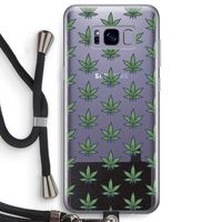 Weed: Samsung Galaxy S8 Plus Transparant Hoesje met koord Weed: Samsung Galaxy S8 Plus Transparant Hoesje met koord