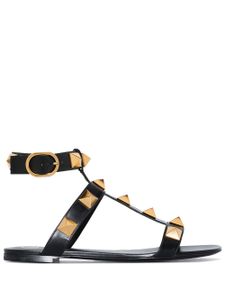 Valentino Garavani sandales Roman Stud en cuir - Noir