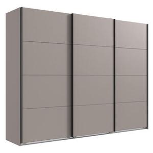 Schuifdeurkast Dex XL - grijs - 208x270x65 cm - Leen Bakker