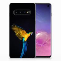 Samsung Galaxy S10 | TPU Hoesje | Papegaai