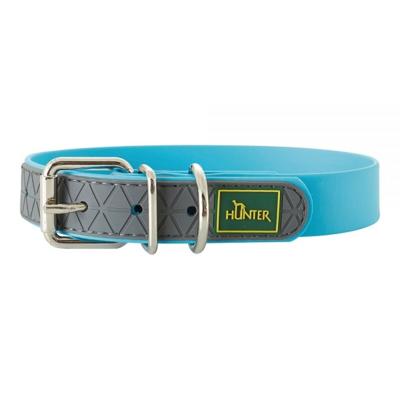Hondenhalsband Hunter Convenience Turkoois (38-46 cm)