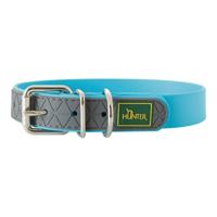 Hondenhalsband Hunter Convenience Turkoois (38-46 cm)