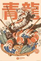 Poster Ilustrata Dragon Sushi 61x91,5cm