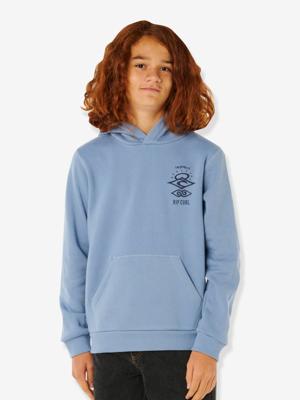 Sweater met capuchon voor jongens grijsblauw Sweater met capuchon voor jongens grijsblauw