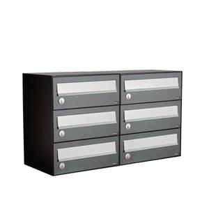Allux Hive Set 2-Breed, 3-Hoog Antraciet - 40030065_2x3