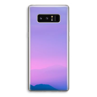 Sunset pastel: Samsung Galaxy Note 8 Transparant Hoesje