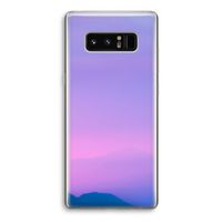 Sunset pastel: Samsung Galaxy Note 8 Transparant Hoesje