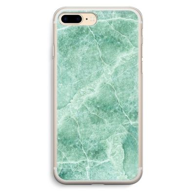 Groen marmer: iPhone 7 Plus Transparant Hoesje