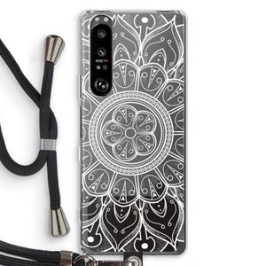 Roses Are Red: Sony Xperia 1 III Transparant Hoesje met koord