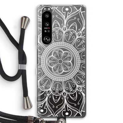 Roses Are Red: Sony Xperia 1 III Transparant Hoesje met koord