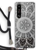 Roses Are Red: Sony Xperia 1 III Transparant Hoesje met koord
