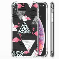 Apple iPhone Xs Max Case Anti-shock Flamingo Triangle - thumbnail