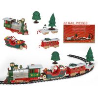 Rijdende kerst trein 22-delig Rijdende kerst trein 22-delig