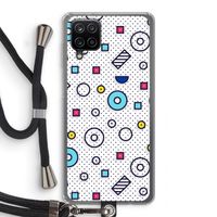 8-bit N°9: Samsung Galaxy A12 Transparant Hoesje met koord