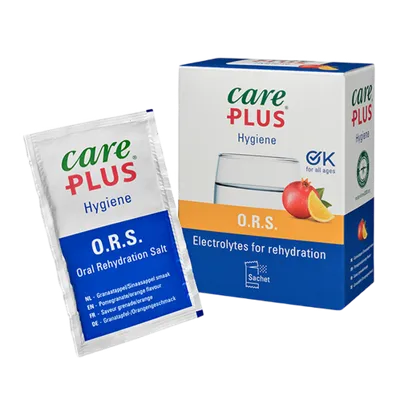 Care Plus Oral Rehydration Salt (O.R.S.) - Granaatappel / Sinaasappel