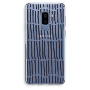 Moroccan stripes: Samsung Galaxy S9 Plus Transparant Hoesje