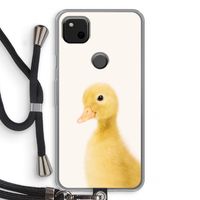 Duke: Pixel 4a Transparant Hoesje met koord