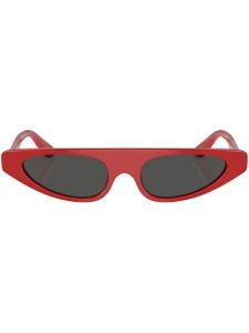 Dolce & Gabbana Eyewear lunettes de soleil teintées à monture papillon - Rouge