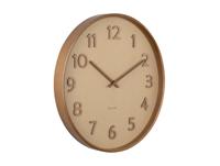 Wandklok Pure - Bruin - Ø40cm