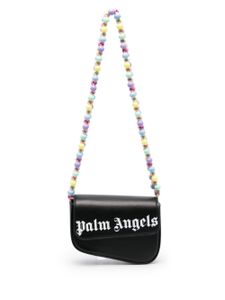 Palm Angels sac porté épaule Crash à ornements de perles - Noir