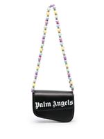 Palm Angels sac porté épaule Crash à ornements de perles - Noir