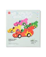 HEMA Knutselpakket schuimauto's - 4 stuks