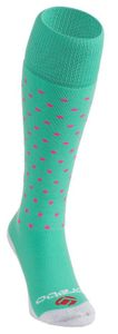 Hockeysokken Dots Groen Roze