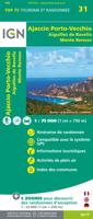 Fietskaart - Wandelkaart 75031 Ajaccio - Porto Vecchio - Corsica | IGN - Institut Géographique National