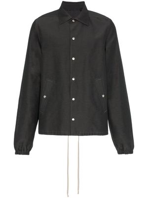 Rick Owens veste à boutonnière devant - Gris