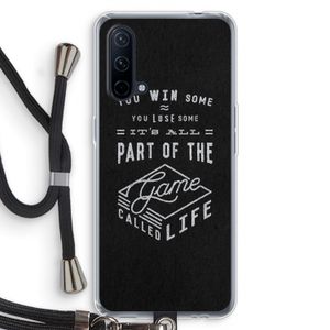 Life: OnePlus Nord CE 5G Transparant Hoesje met koord