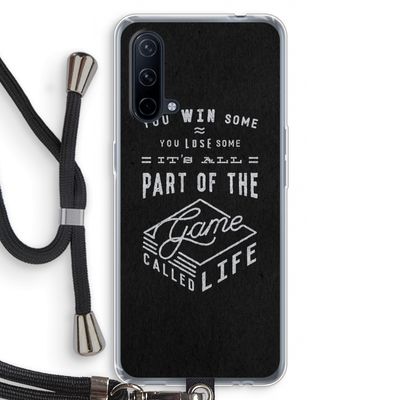 Life: OnePlus Nord CE 5G Transparant Hoesje met koord