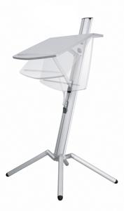 König & Meyer 12386-000-81 multimediawagen & -steun Zilver Laptop Multimedia-standaard