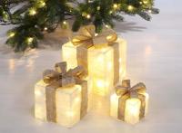 HI Kerstverlichting Geschenkdozen - 3 stuks