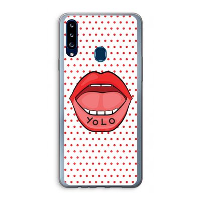 Yolo Denise: Samsung Galaxy A20s Transparant Hoesje