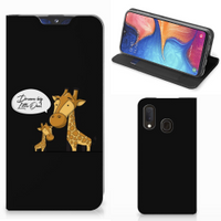 Samsung Galaxy A20e Magnet Case Giraffe - thumbnail