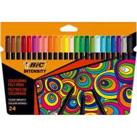 Set Viltstiften Bic 978035 Zwart Multicolour 24 Onderdelen