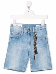 DONDUP KIDS short à détail noué - Bleu